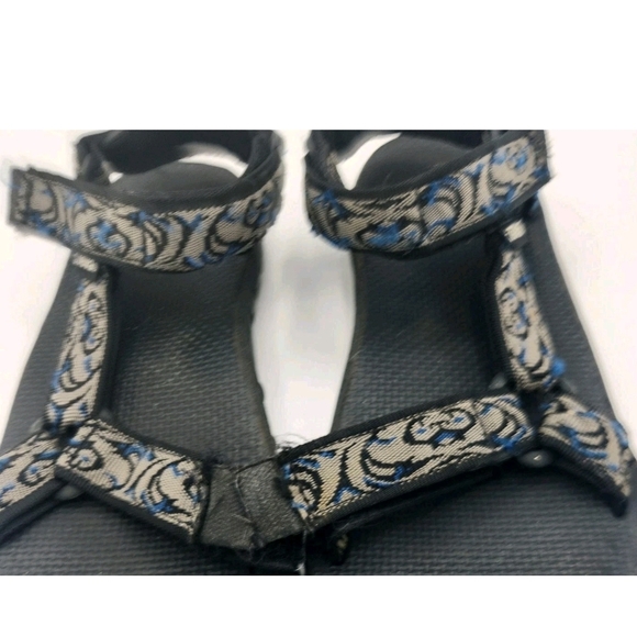 Teva Hurricane 1535 Gray Blue Adjustable Straps Mens Size 10 - Picture 6 of 10